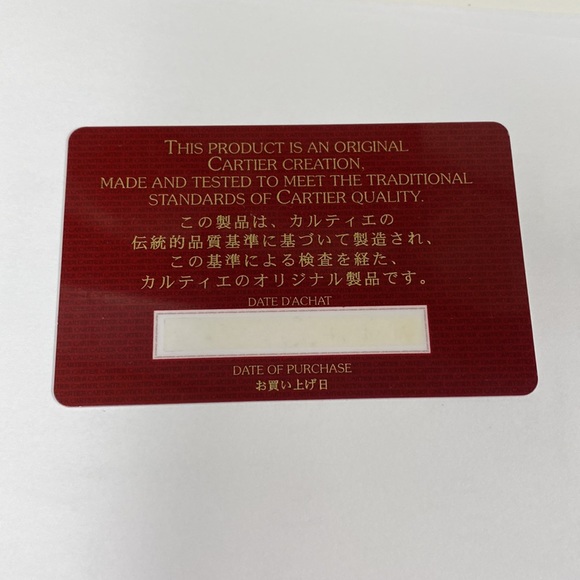 Cartier card and book - Picture 3 of 6